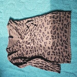 Animal print sweater